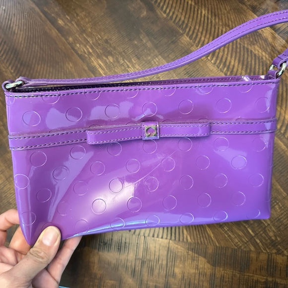 NWOT KATE SPADE Camellia Street Amy Patent Leather Small Designer Crossbody Bag - Picture 6 of 8